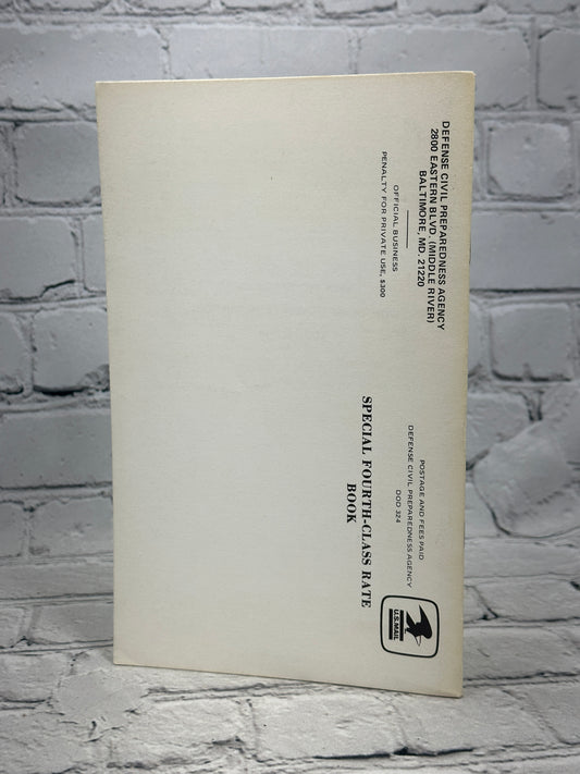 In Time of Emergency, DCPA citizen's handbook H-14 - rear cover