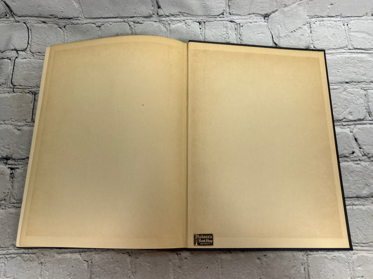 More Minute Biographies by Samuel Nisenson and Alfred Parker, 1933 Grosset & Dunlap hardcover - rear endpapers