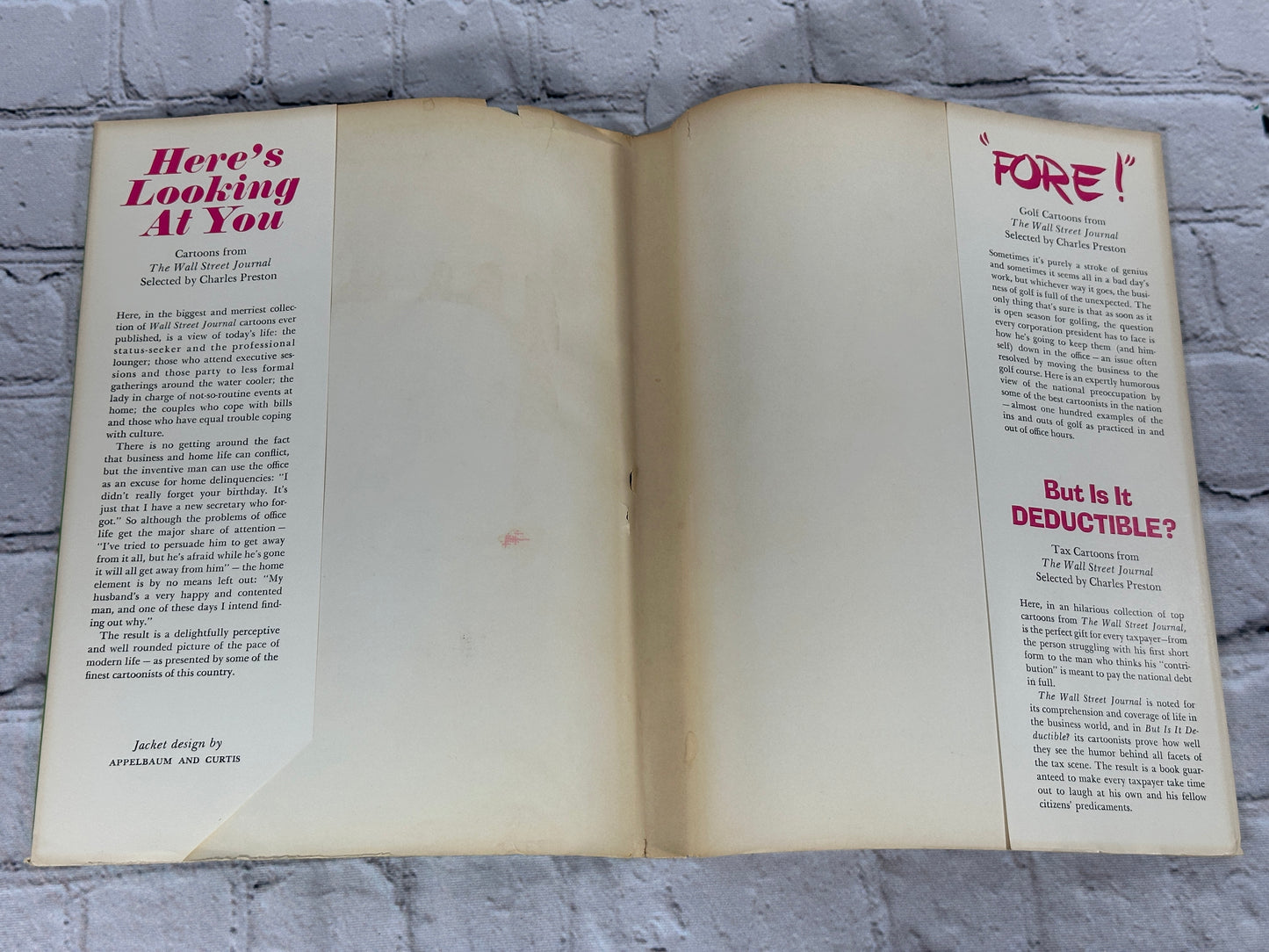 Here's Looking At You: Cartoons from the Wall Street Journal [1st Edition · 1964