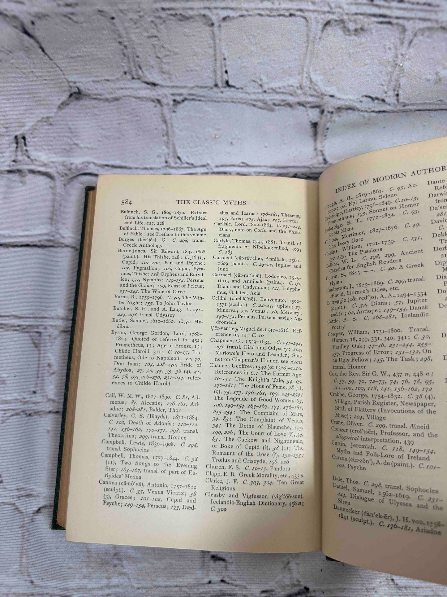 The Classic Myths in English Literature and in Art