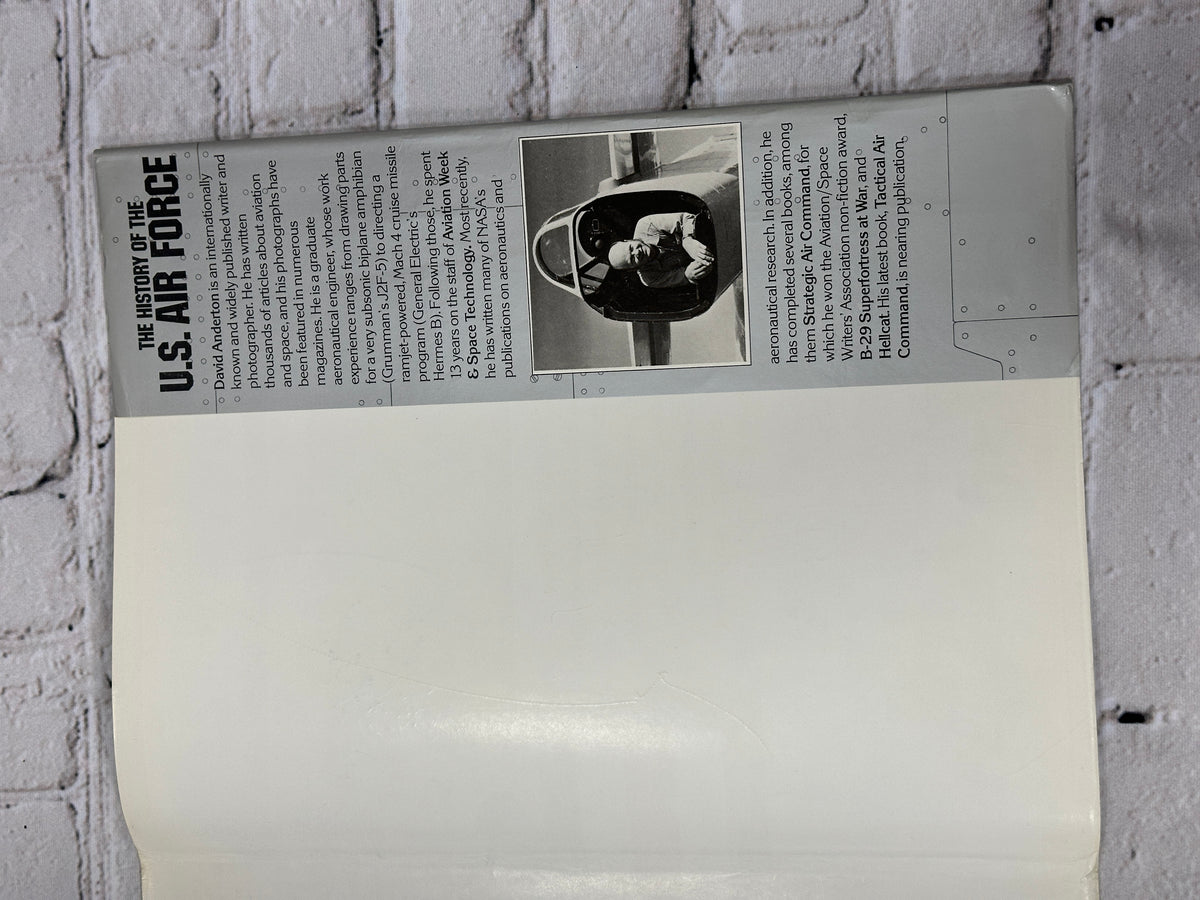 The History of the U.S. Air Force by David A. Anderton, 1981 Crescent hardcover - rear jacket flap