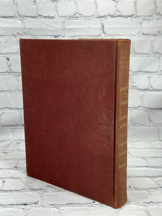 The American Heritage History of Flight, 1962 hardcover - spine and rear cover