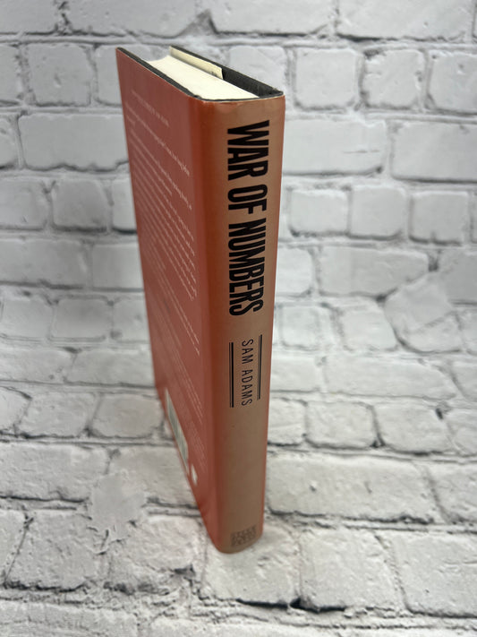 War of Numbers by Sam Adams, 1994 Steerforth Press first edition hardcover - spine