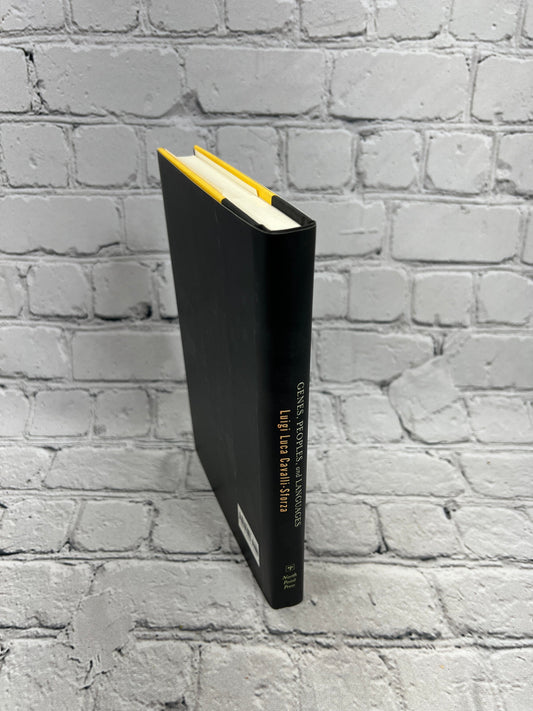 Genes, Peoples, and Languages by Luigi Luca Cavalli-Sforza, 2000 North Point Press hardcover - spine