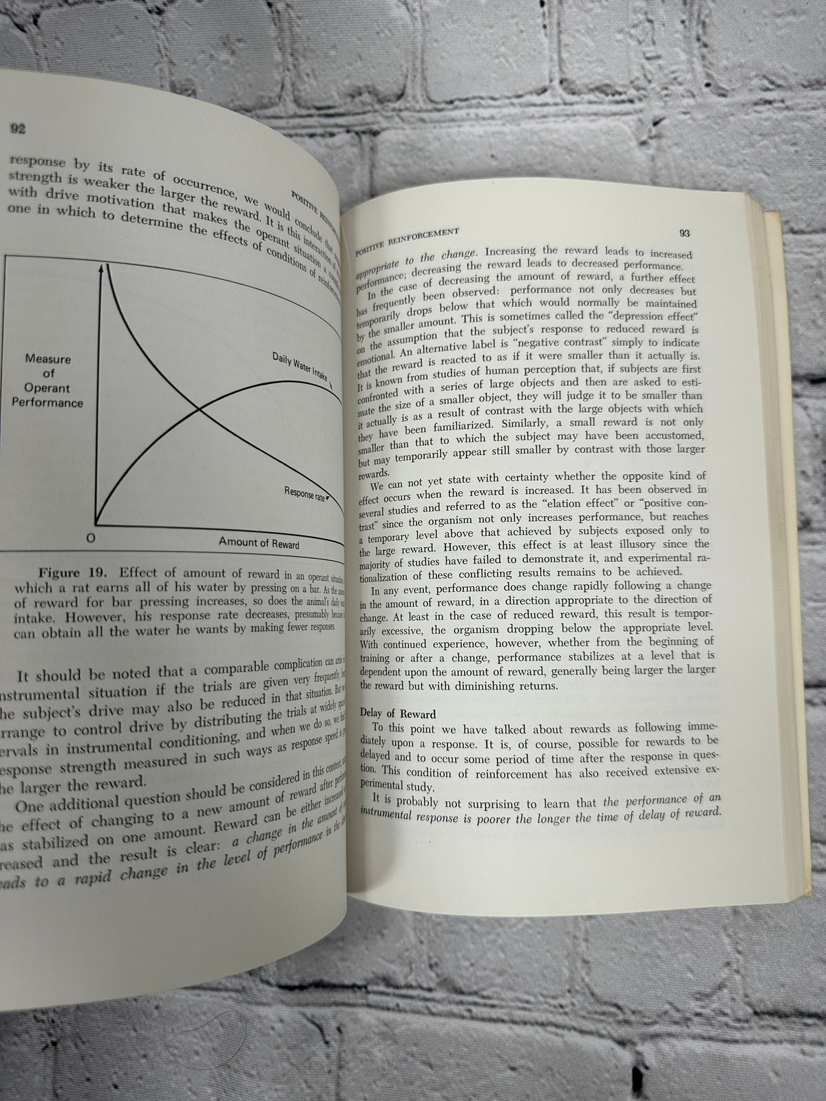 Fundamentals of Learning and Motivation by Frank A. Logan, 1972 Wm. C. Brown paperback - interior pages