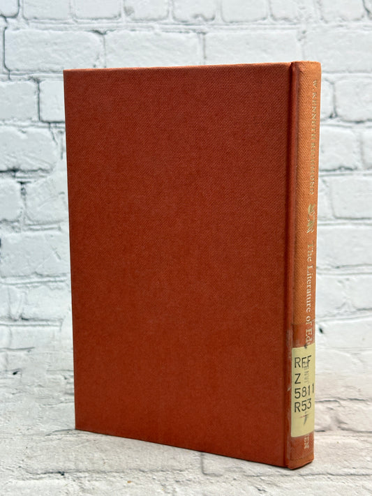The Literature of Education: A Critical Bibliography by W. Kenneth Richmond