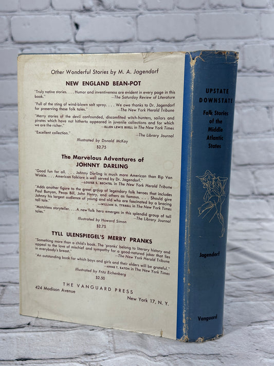 Upstate, Downstate: Folk Stories of the Middle Atlantic States by M. Jagendorf