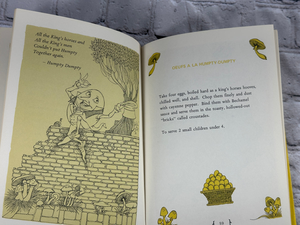 The Mother Goose Cookbook by Frances Sheridan Goulart, 1970 Price/Stern/Sloan hardcover - Eggs a la Humpty Dumpty recipe