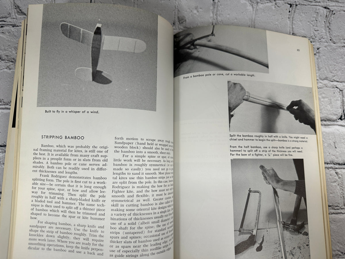 Kite Craft by Lee Scott Newman and Jay Hartley Newman, 1974 Crown paperback - interior pages