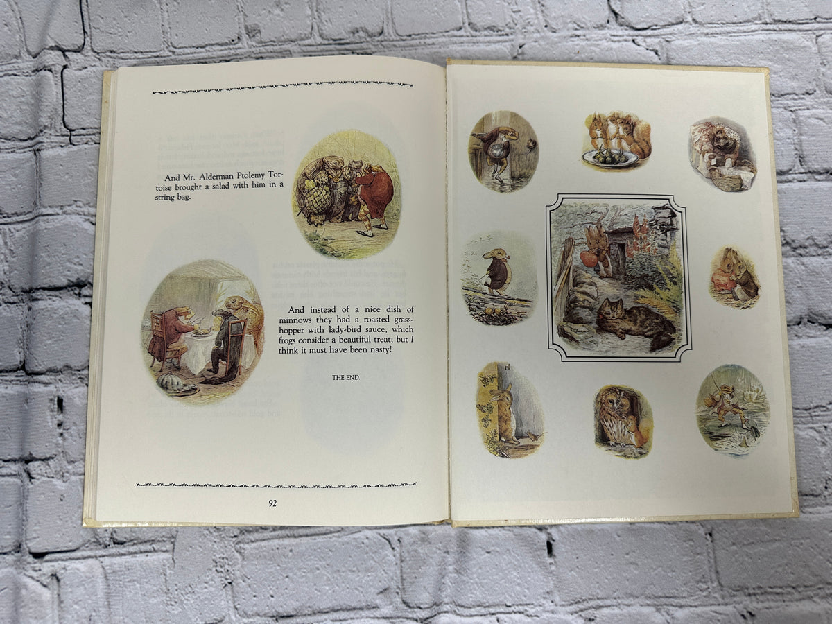 Peter Rabbit Giant Treasury by Beatrix Potter, 1980 Derrydale hardcover - interior illustrations