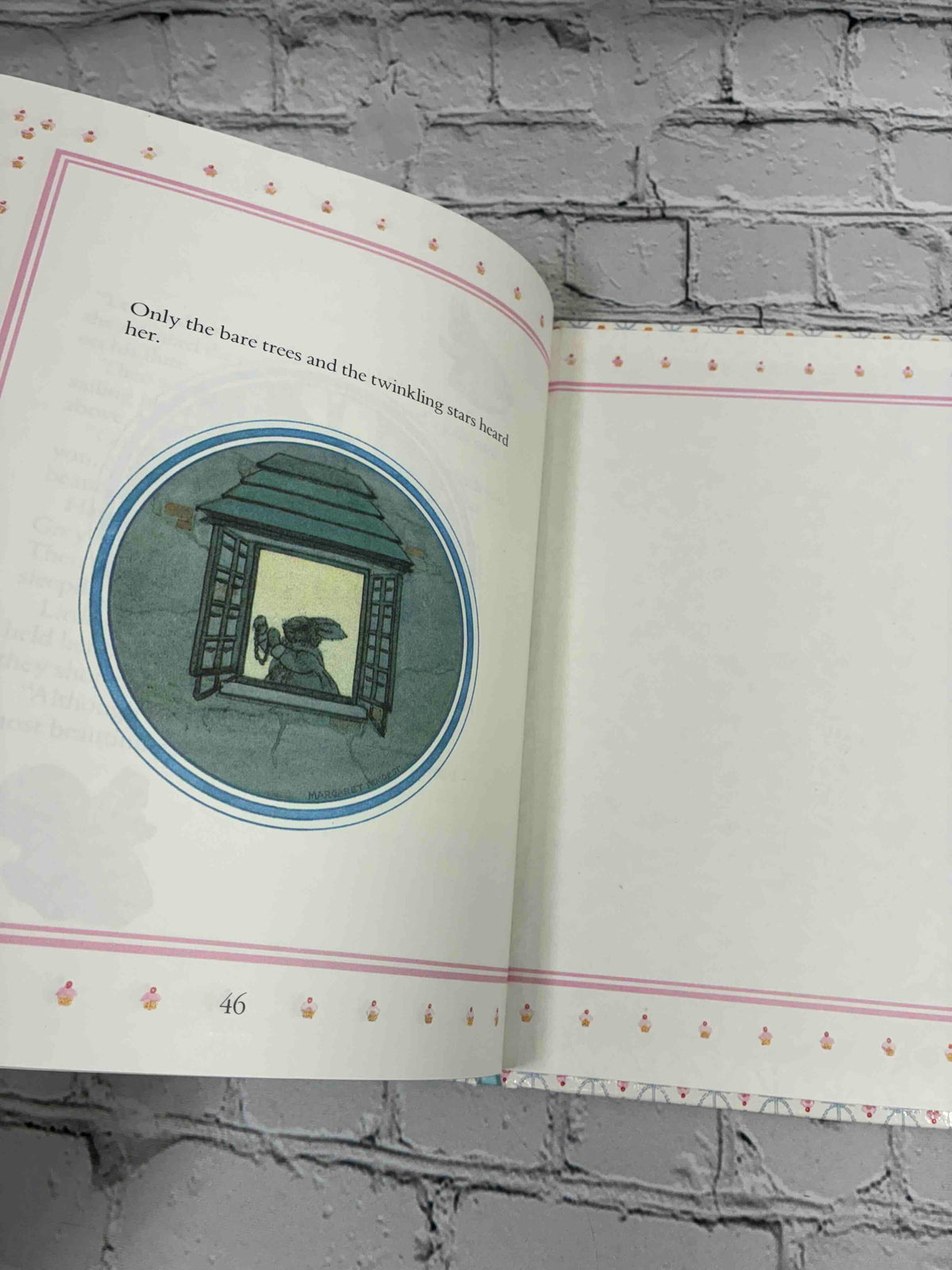 Little Grey Rabbit's Party by Alison Uttley, 1990 Gallery Books hardcover - interior page