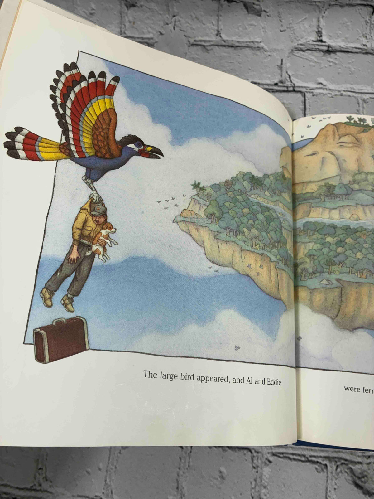 Hey, Al by Arthur Yorinks, 1987 ex-library hardcover - interior illustration