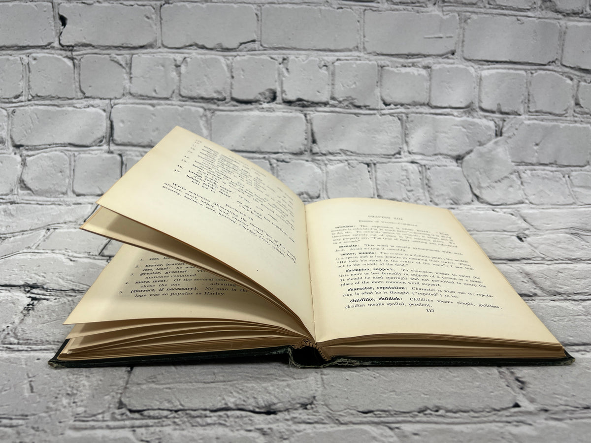 Practical English by Angelo C. Scott, 1913 Row Peterson hardcover - page edges