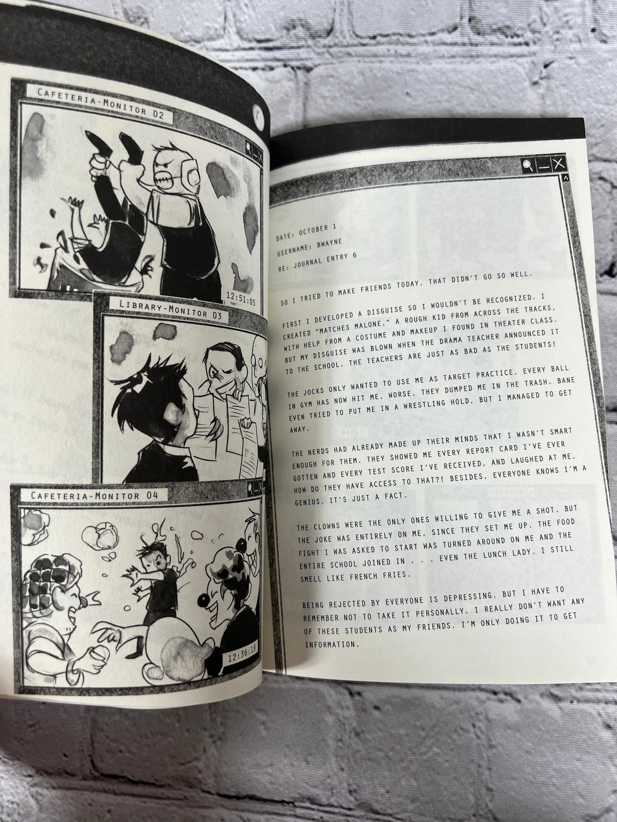Study Hall of Justice by Derek Fridolfs and Dustin Nguyen, 2016 Scholastic paperback - interior pages