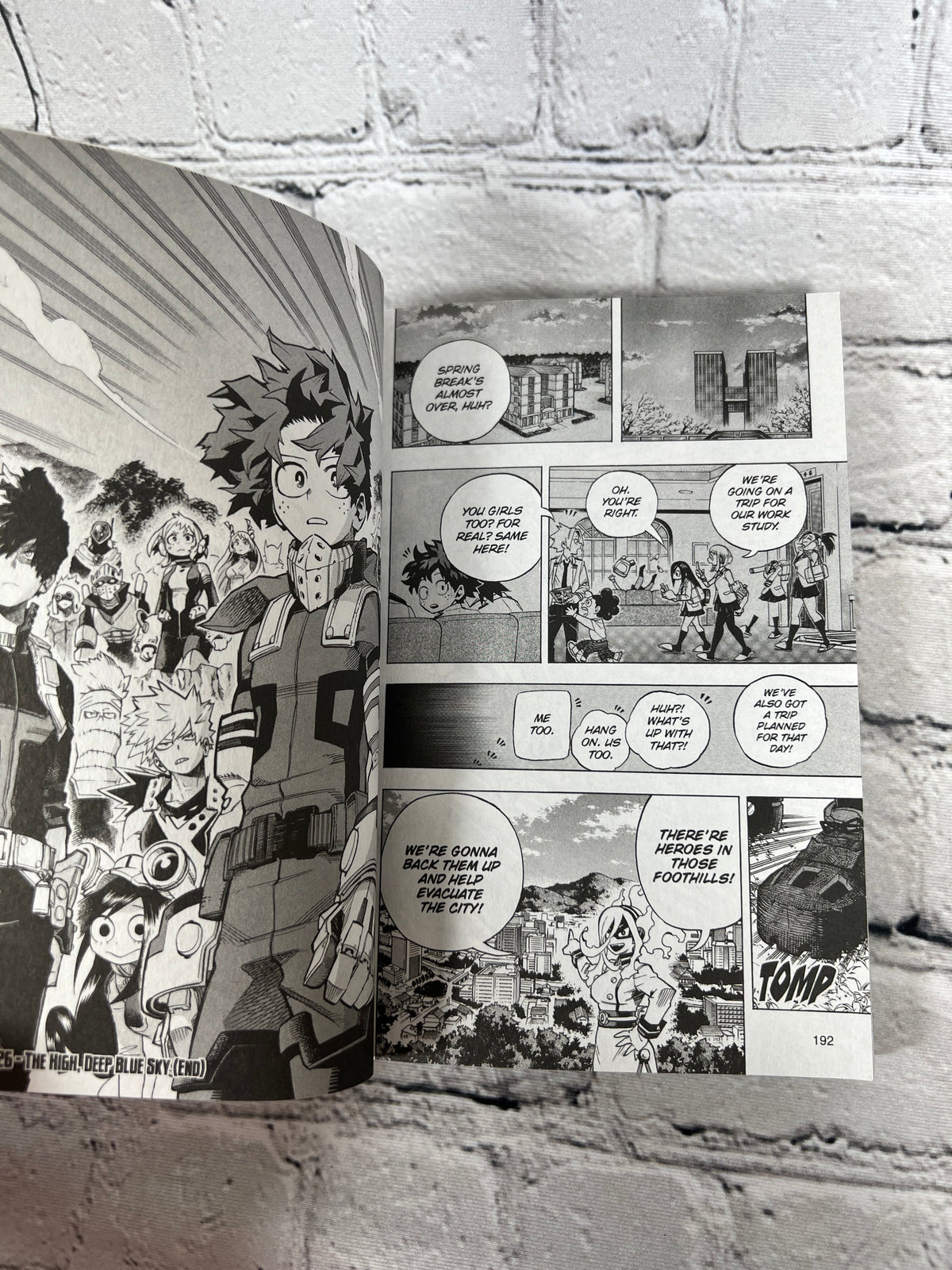 My Hero Academia Vol. 26 by Kohei Horikoshi, Viz Media paperback - interior pages
