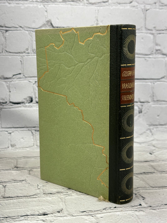 Brasilianische Schlenderjahre by Gustav Faber, 1954 Deutsche Buch-Gemeinschaft hardcover - rear board and spine