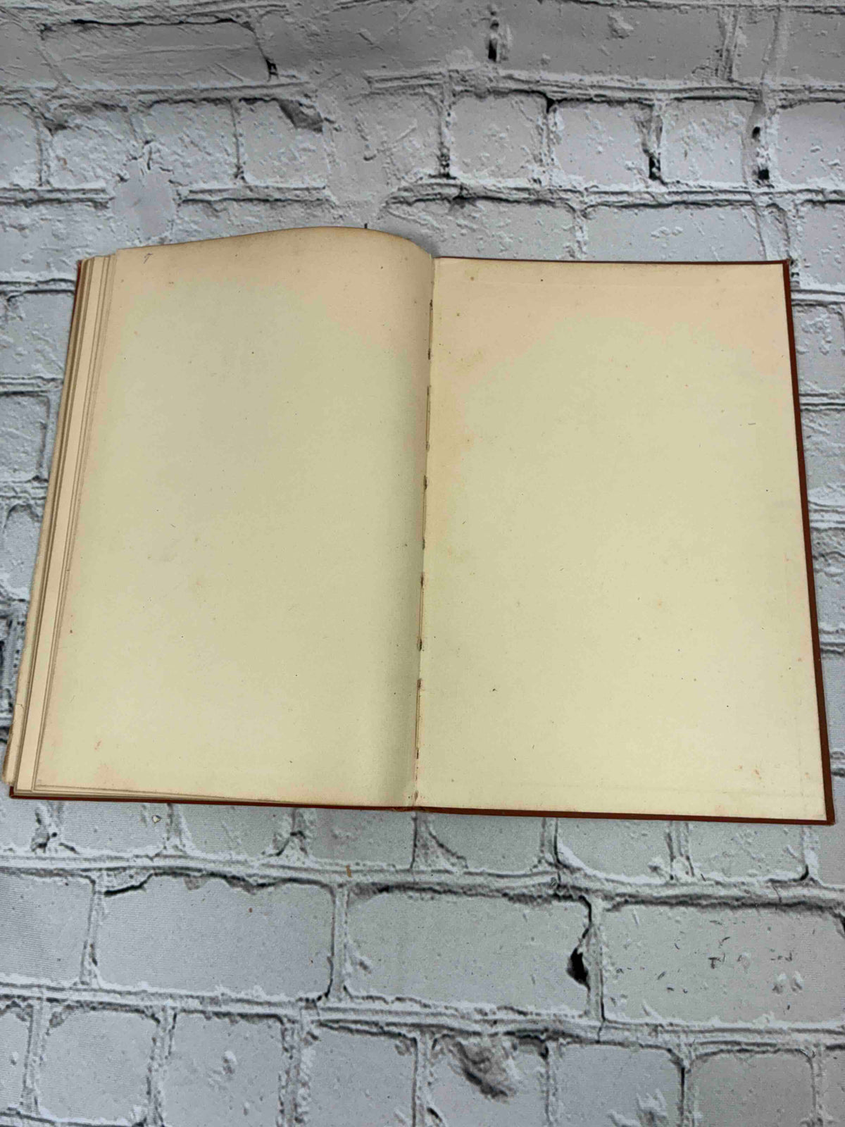 Business and Social Correspondence, 1895 Williams & Rogers hardcover - rear endpapers