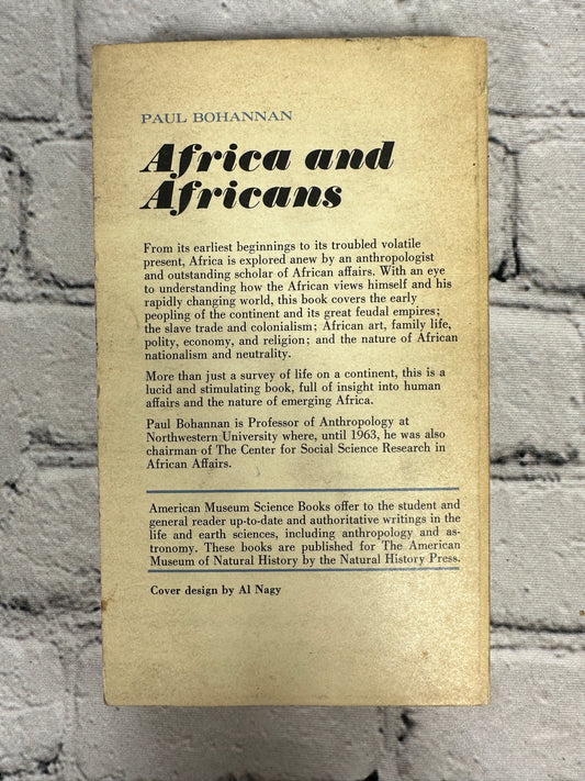 Africa and Africans: Africa Explored Anew From Prehistory