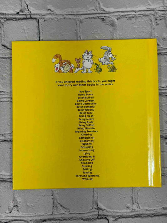 A Children's Book About Being Lazy by Joy Berry, 1988 Grolier - back cover