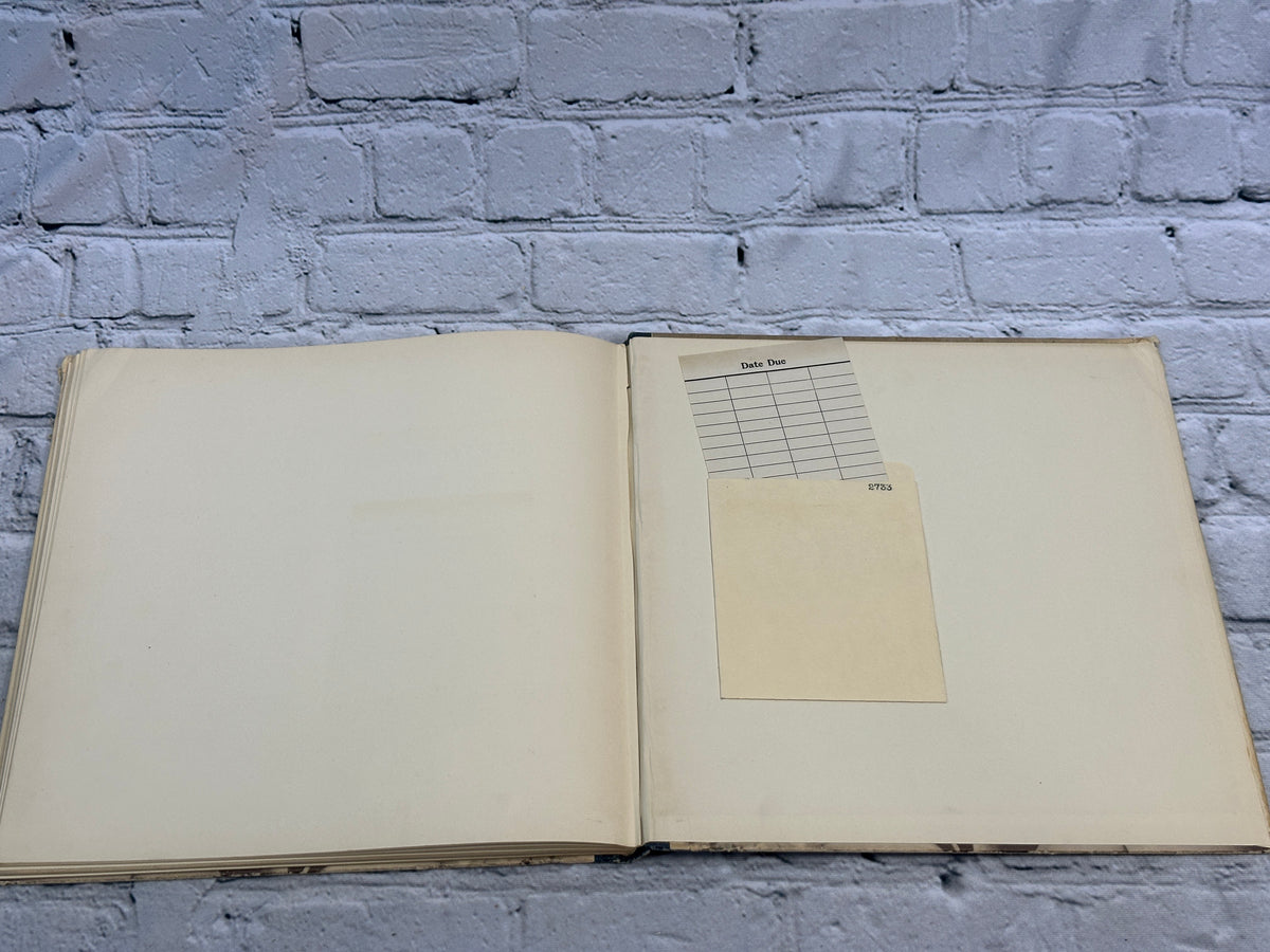 A Child's Grace, photographs by Harold Burdekin, 1938 Dutton hardcover - rear pastedown with library card pocket