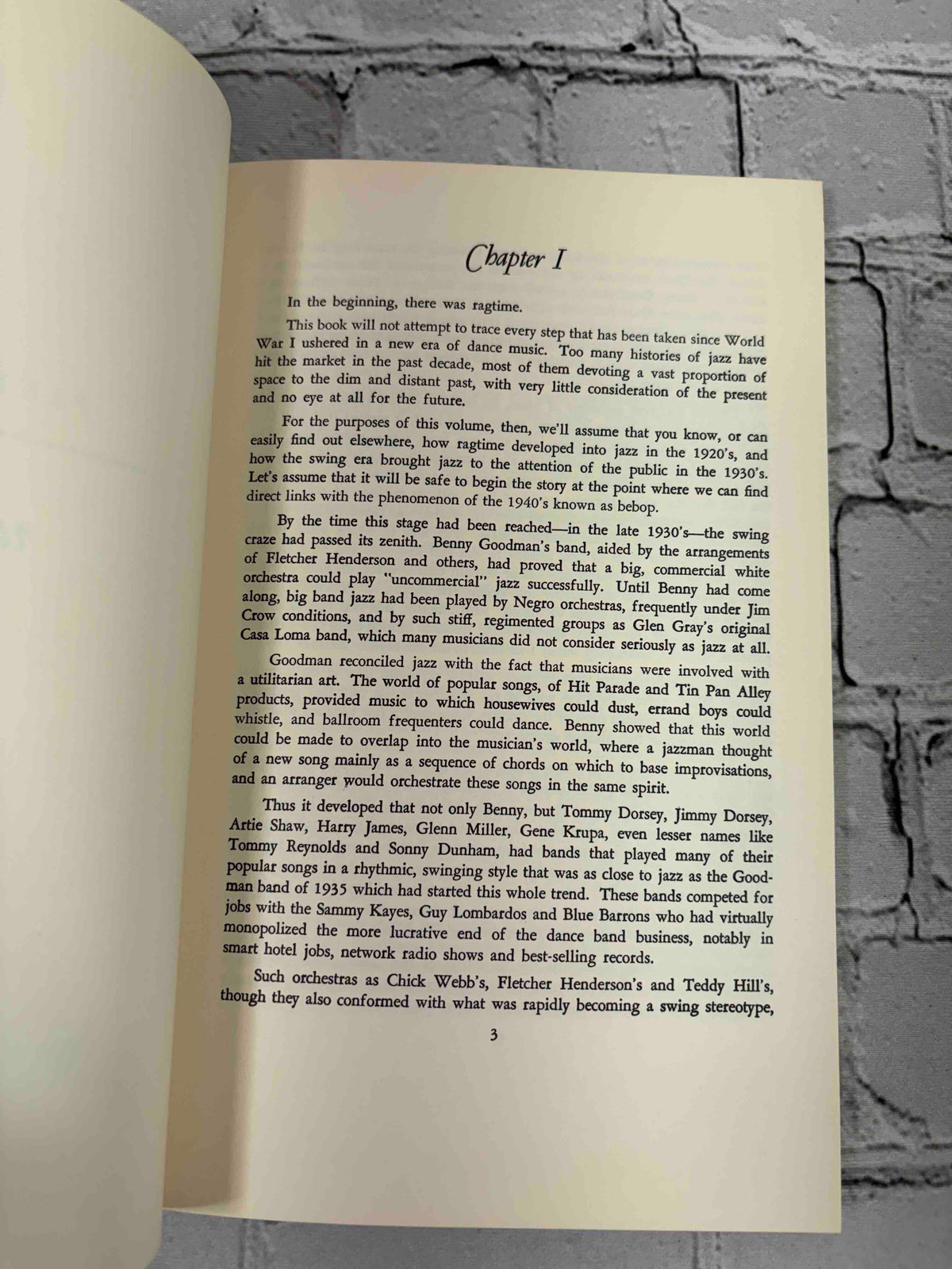 Inside Jazz by Leonard Feather, 1977 Da Capo paperback - Chapter 1 opening