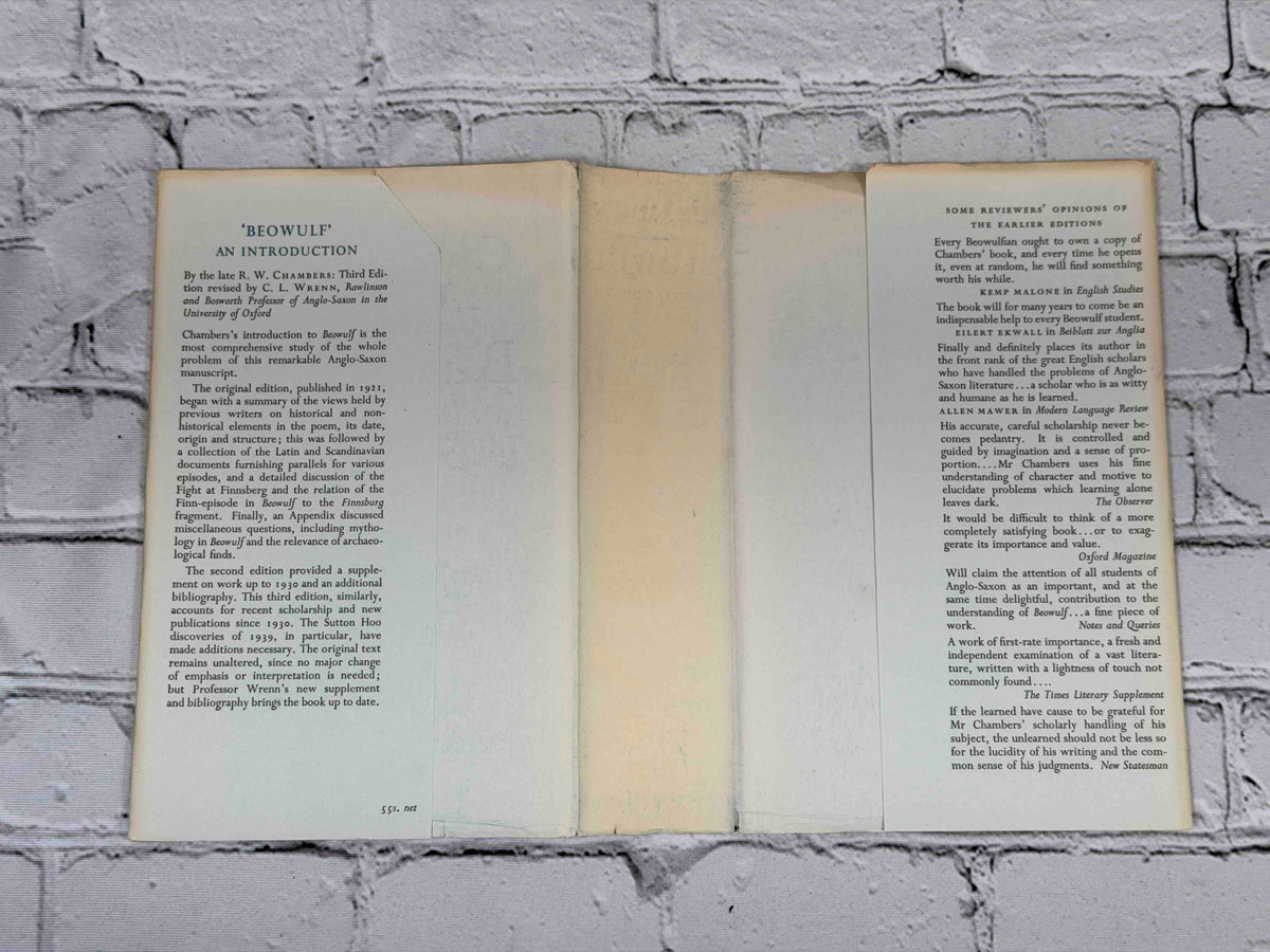 Beowulf An Introduction to the Study of the Poem