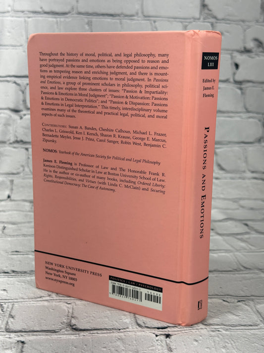 Passions and Emotions: NOMOS LIII (NOMOS - American Society for Political and Legal Philosophy, 16)