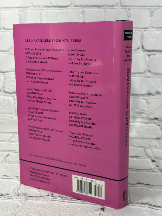 Humanitarian Intervention: NOMOS XLVII (NOMOS - American Society for Political and Legal Philosophy, 1)