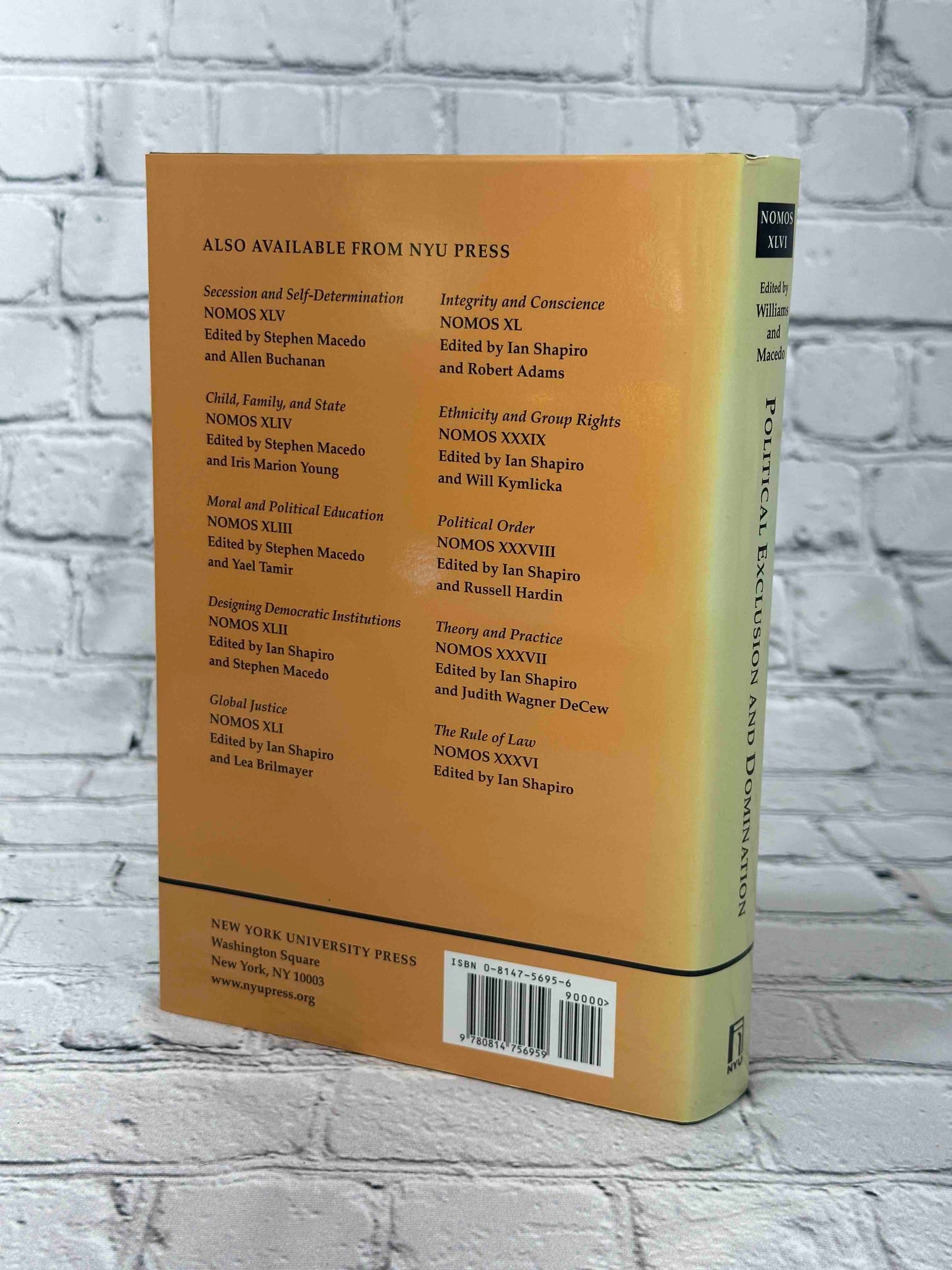 Political Exclusion and Domination: NOMOS XLVI (NOMOS - American Society for Political and Legal Philosophy, 4)