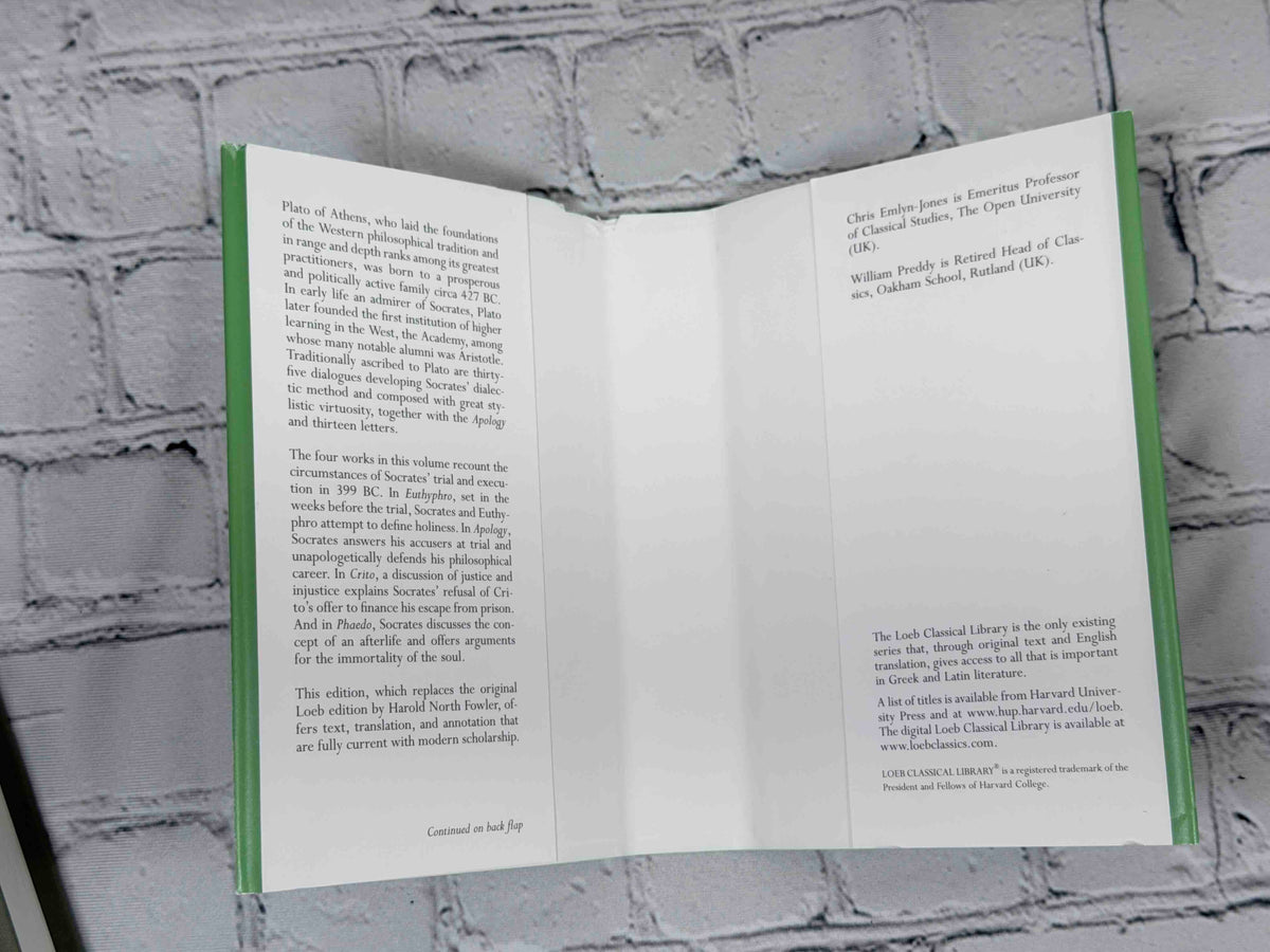 Euthyphro. Apology. Crito. Phaedo (Volume 1)