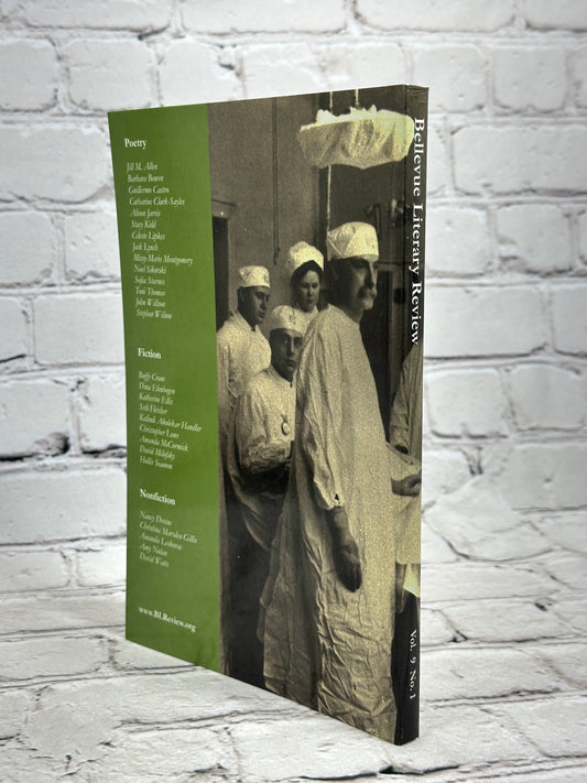 Bellevue Literary Review Journal of Humanity & Human Experience Vol. 9, #1, 2009