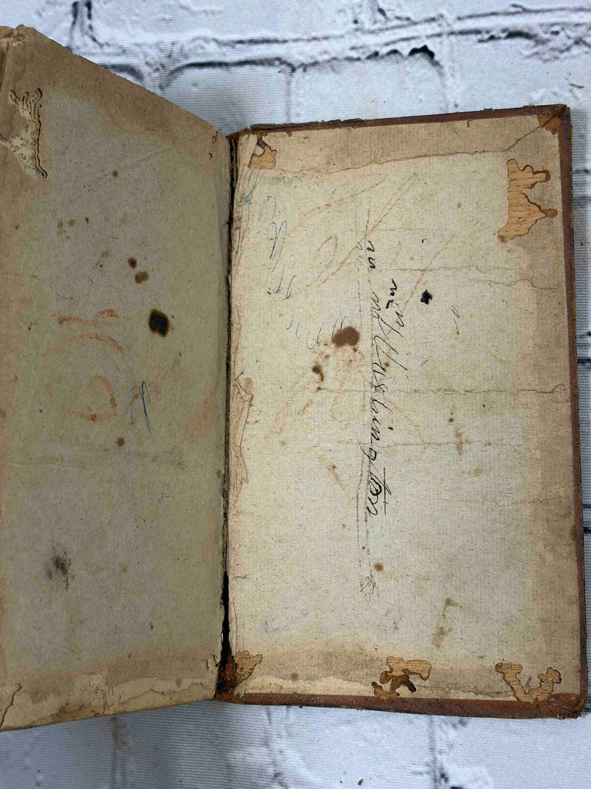 Geography Made Easy by Jedidiah Morse, 1813 Boston - rear endpapers