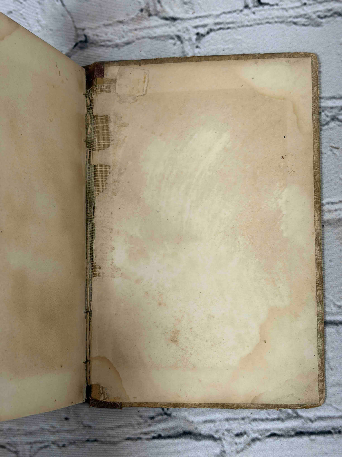 The Fourth Year Sunday-School Text-Book by Charles E. Knox, 1869 - rear endpapers