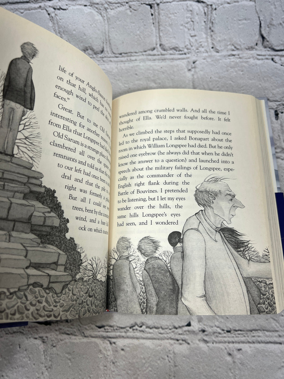 Ghost Knight by Cornelia Funke, 2012 Little, Brown hardcover - detail view