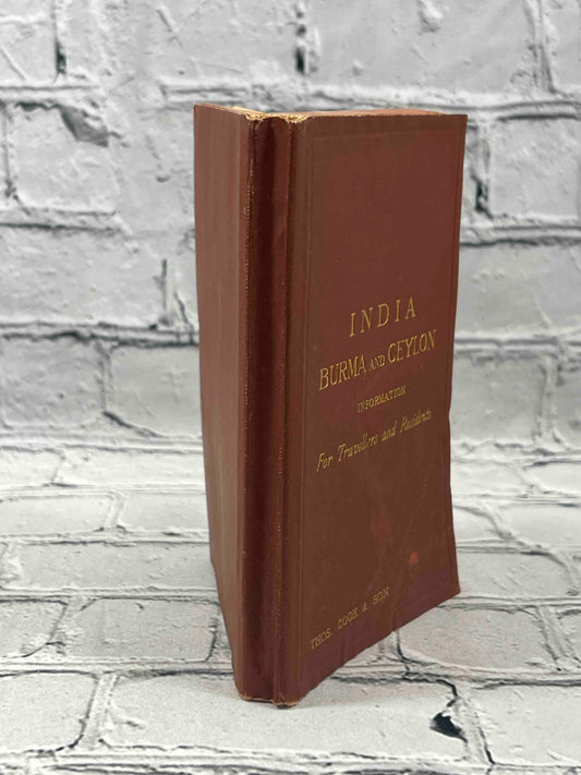 India Burma & Ceylon: Information for Travellers & Residents