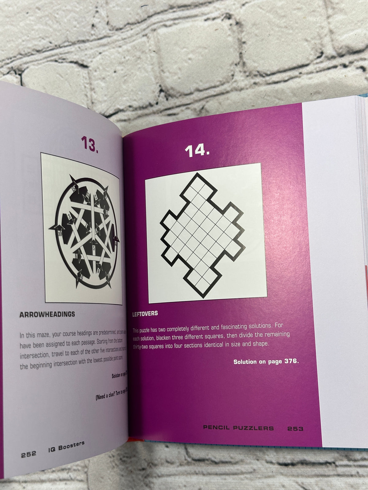 IQ Boosters: More Than 300 Mind-Blowing Puzzles by Steve Ryan, 2009 hardcover - photo 11