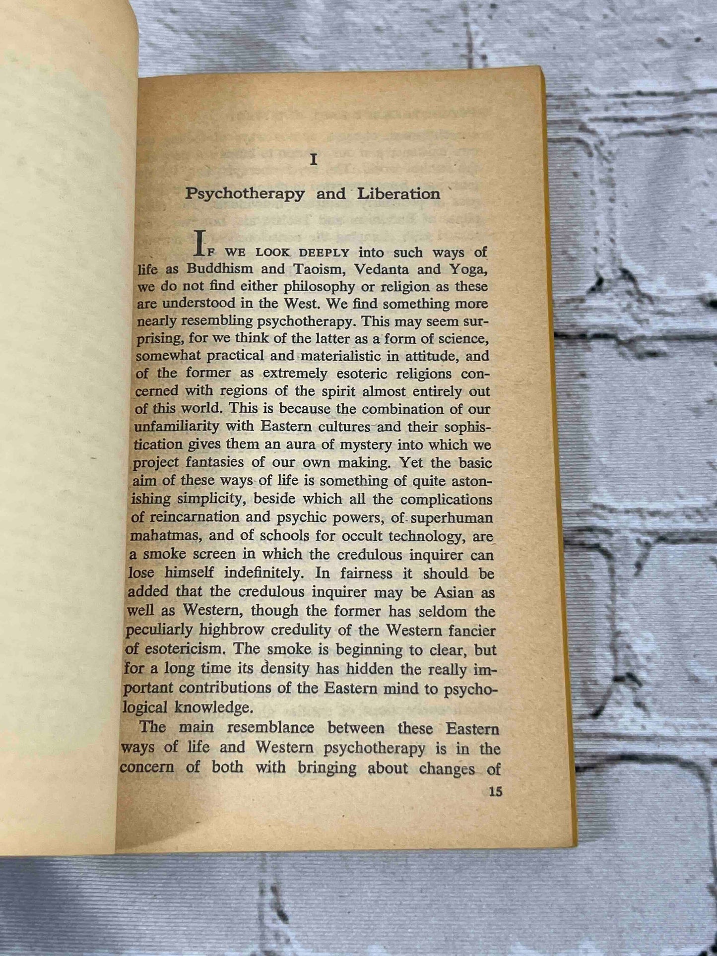 Psychotherapy East & West