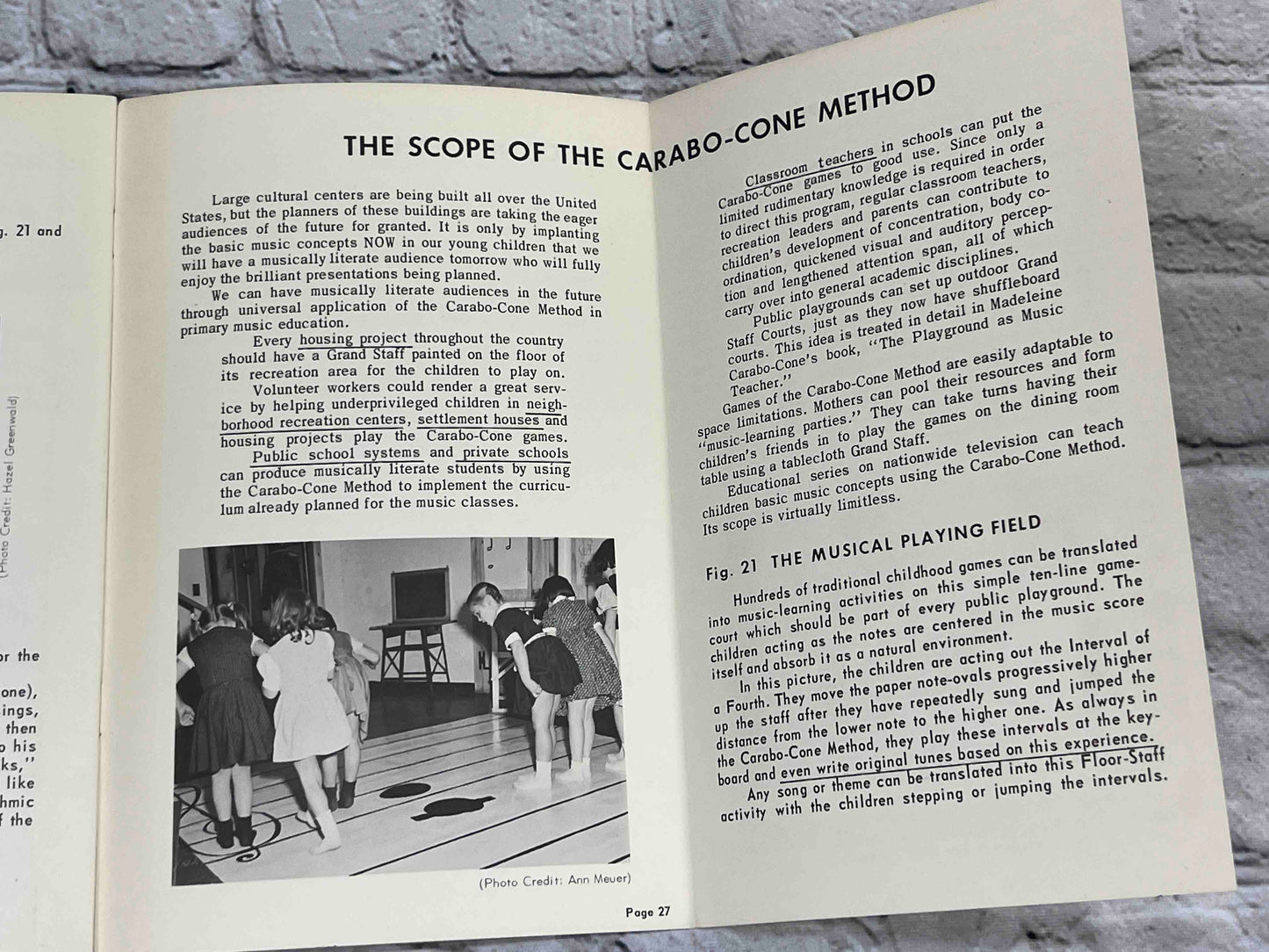 The Carabo-Cone Method in Action