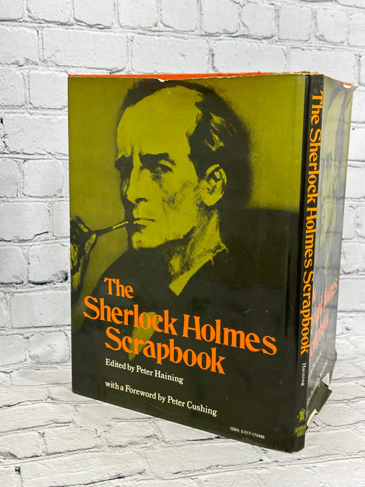 The Sherlock Holmes Scrapbook edited by Peter Haining, 1975 Clarkson N. Potter hardcover - detail view