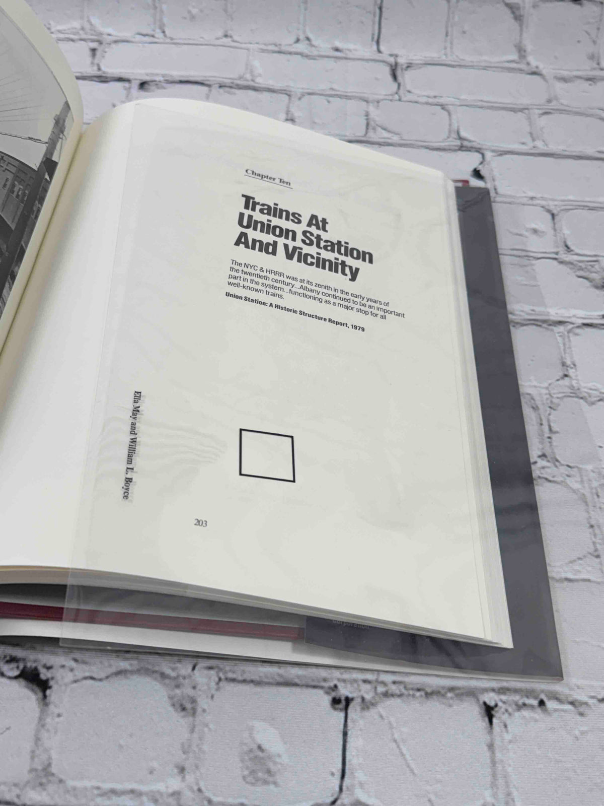 Old Albany Volume V: Union Station by Morris Gerber, 1989 hardcover - chapter opening