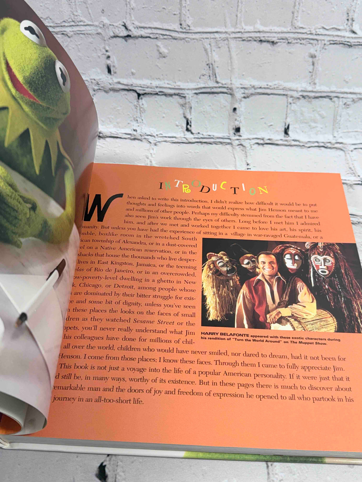Jim Henson: The Works by Christopher Finch, 1993 Random House hardcover - introduction