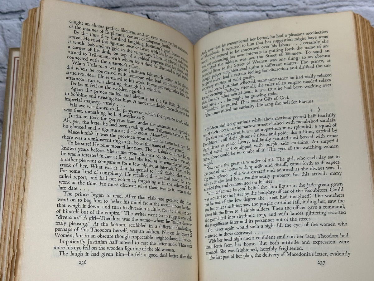 The Female by Paul I. Wellman, 1953 Doubleday first edition hardcover - pages 236-237