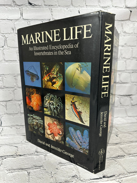 Marine Life: An Illustrated Encyclopedia of Invertebrates by J. David and Jennifer George, 1979 Wiley hardcover - dust jacket rear and spine