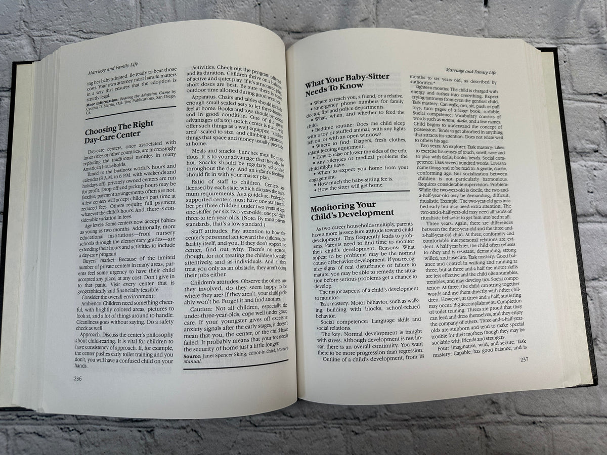 The Book of Inside Information - interior pages