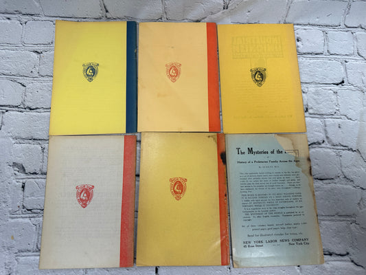 Socialist Labor Party Pamphlets: Daniel De Leon, Eugene V. Debs, Eric Hass (Lot of 6, 1925–1946)
