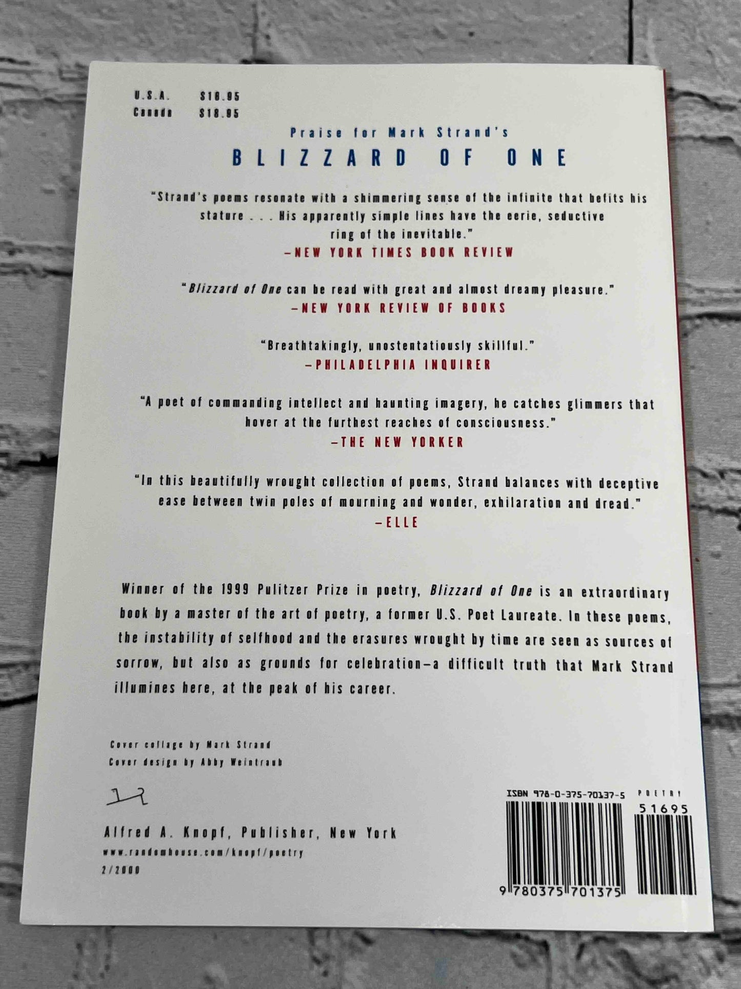 Blizzard of One