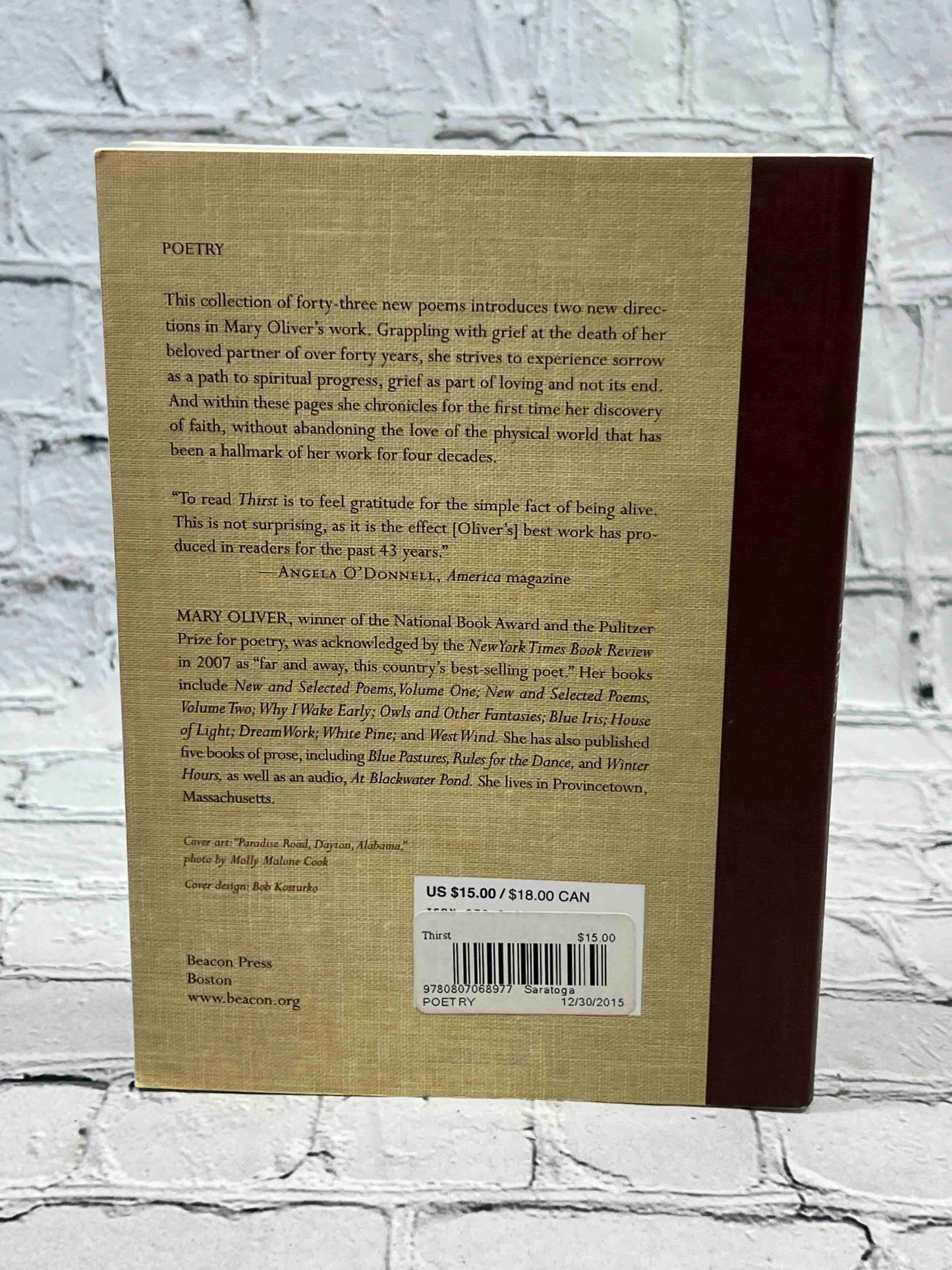 Thirst: Poems