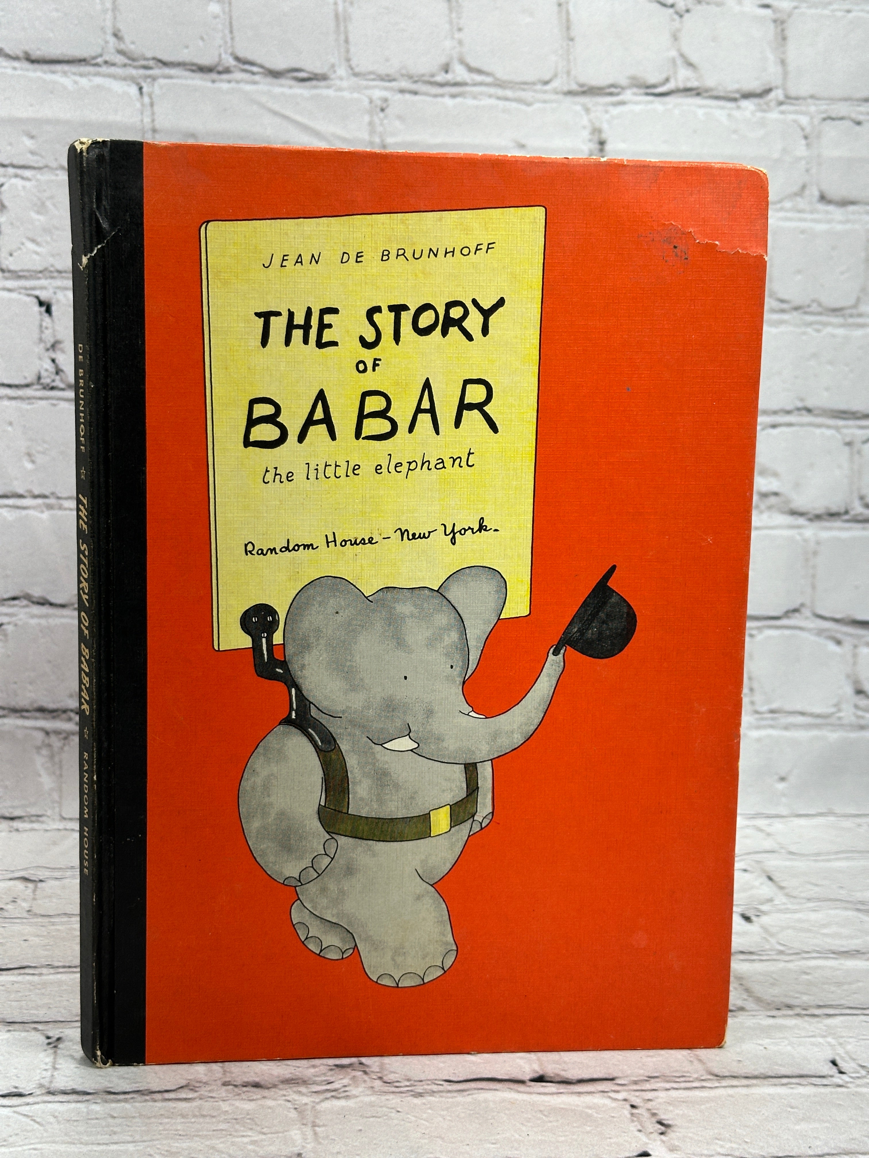The Story of Babar the little elephant By Jean De Brunhoff [1960