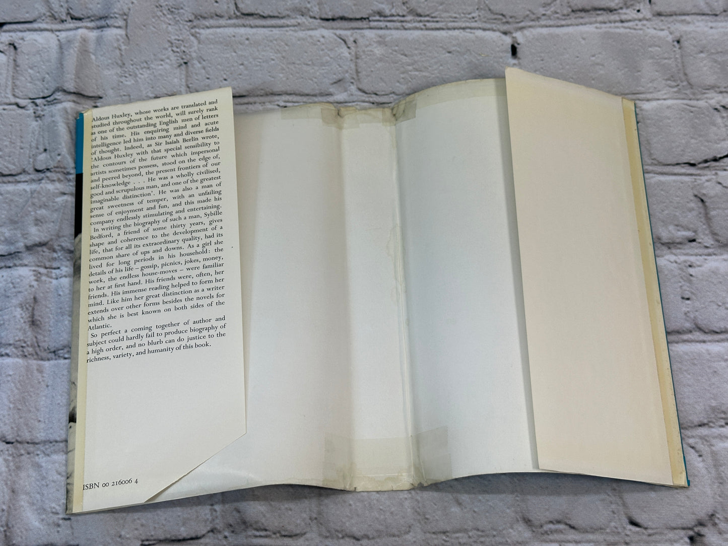 Aldous Huxley: A Biography (Volume One 1894-1939)