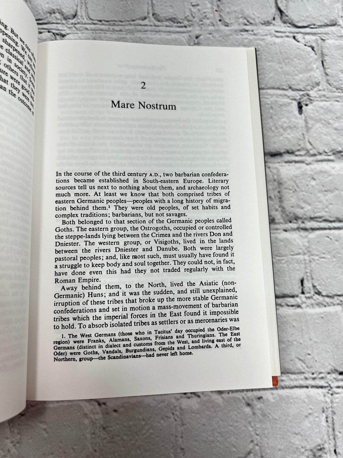 The Barbarian West 400-1000 by J. M. Wallace-Hadrill, 1998 Barnes & Noble hardcover - chapter two